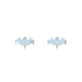 rainbow moonstone earrings